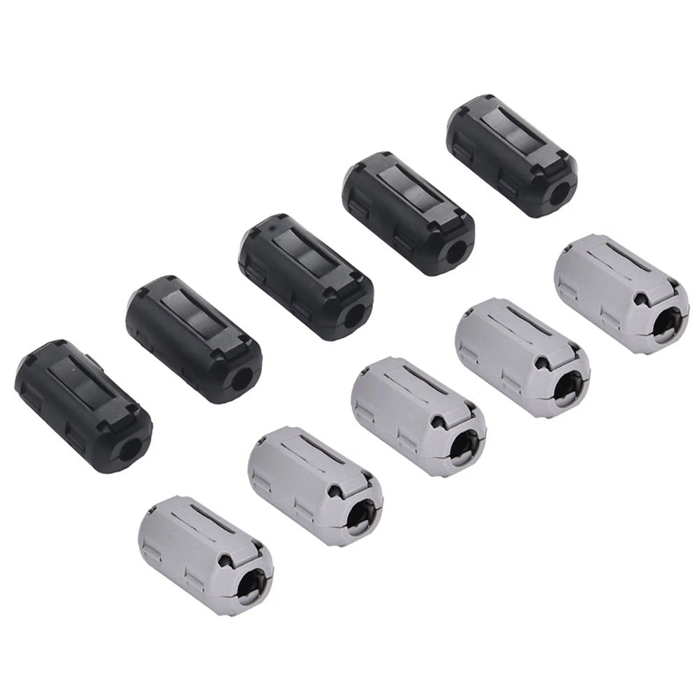10PCS Ferrite Core Noise Suppressor Clips for 5mm Wires