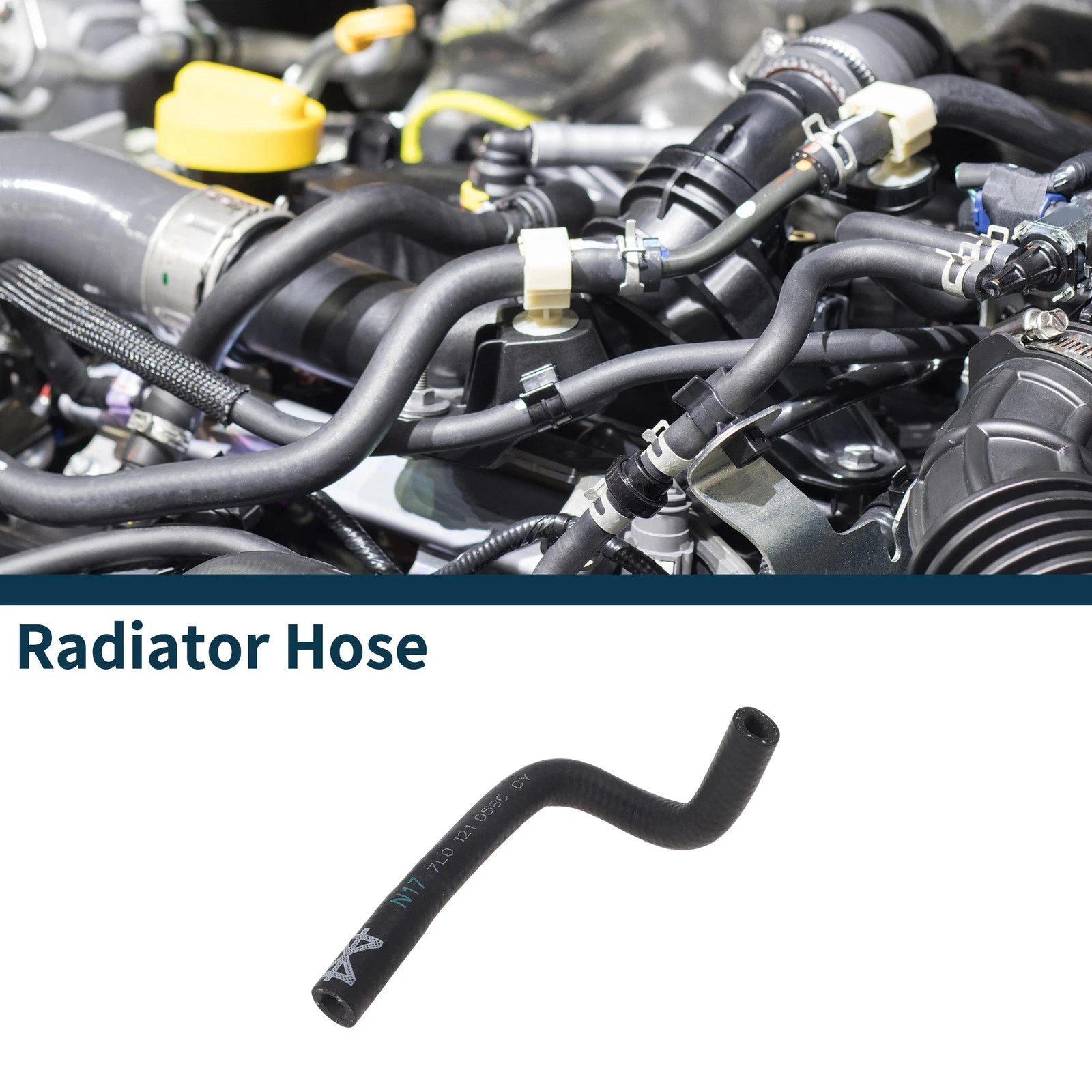 Radiator Hose Replacement Coolant Pipe for Audi Q7 3.6L (2007–2010)