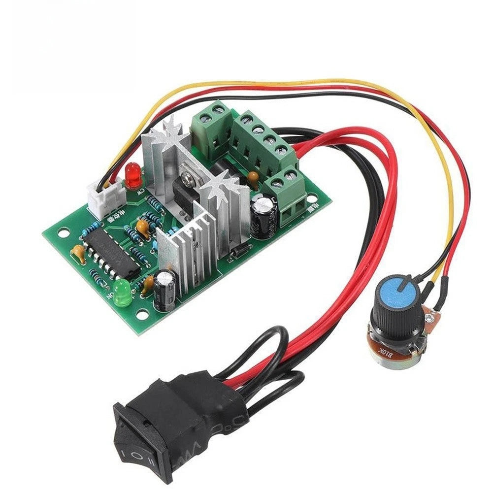 PWM Motor Speed Controller 120W with External Potentiometer (10V-30V)