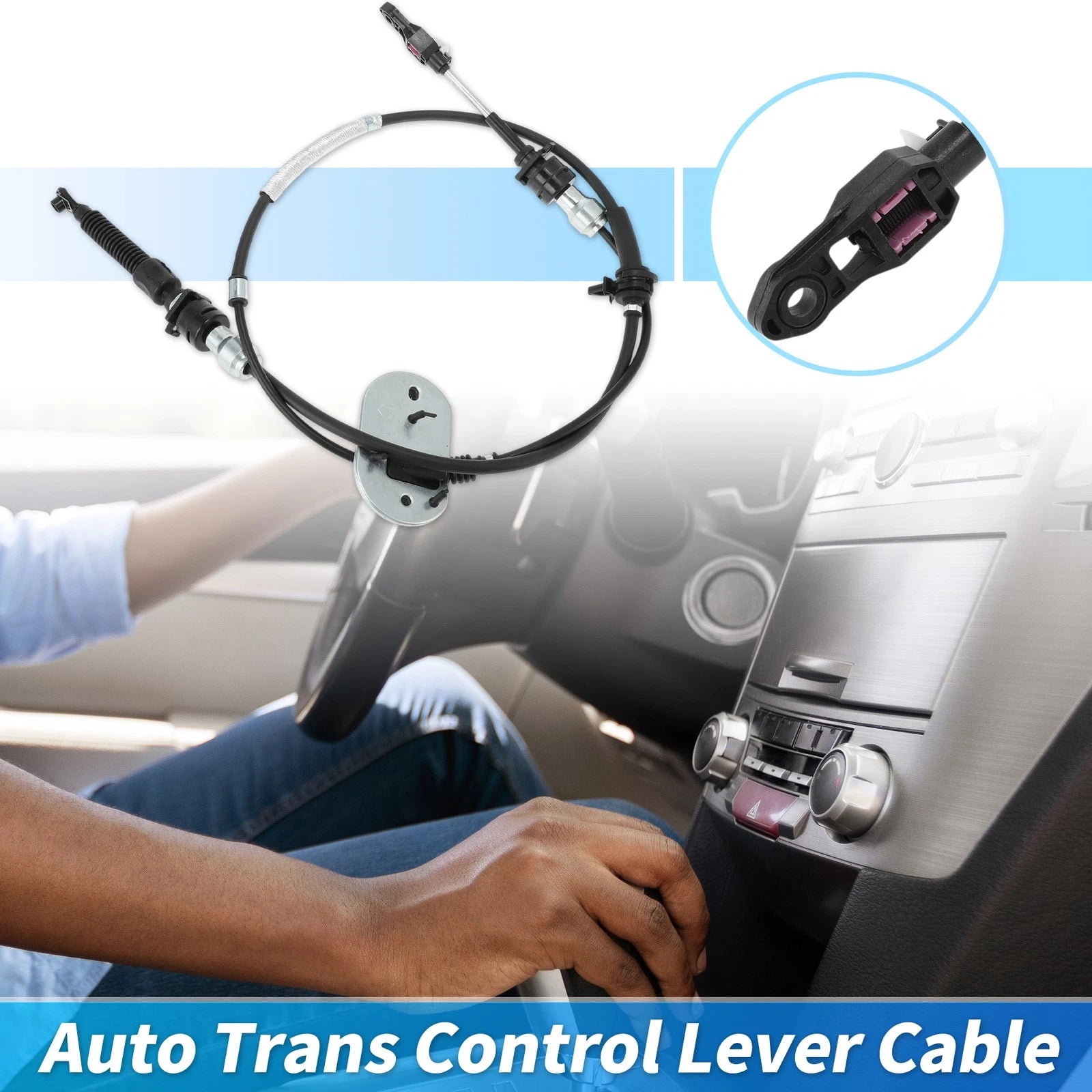 Auto Trans Gear Shifter Cable Replacement for Mazda 3 2.0L (2004–2009)