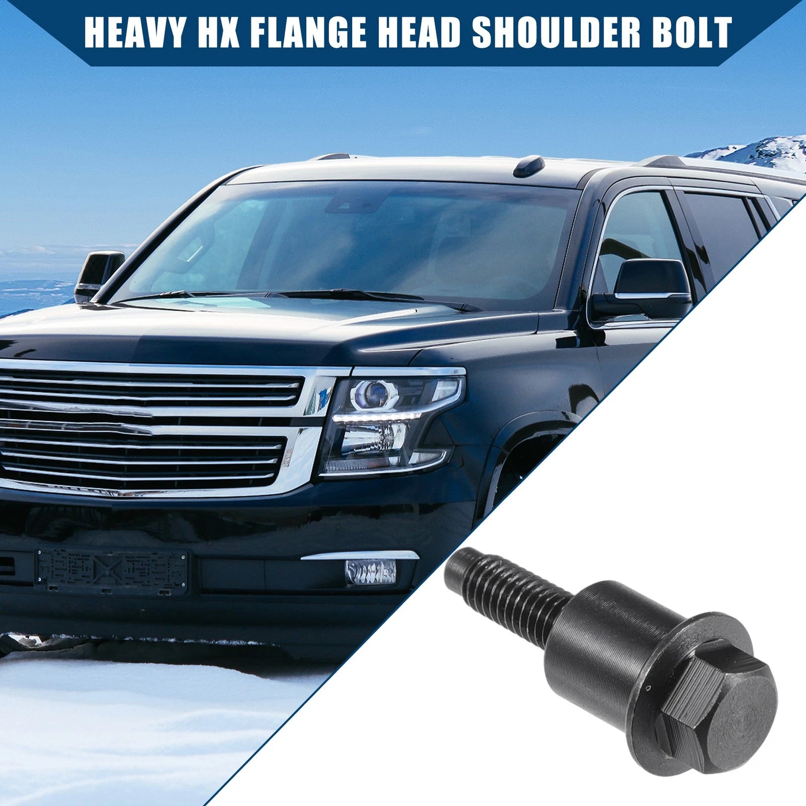 Car Timing Chain Guide Bolts for Chevrolet Durable Metal (Black) (2000–2020)