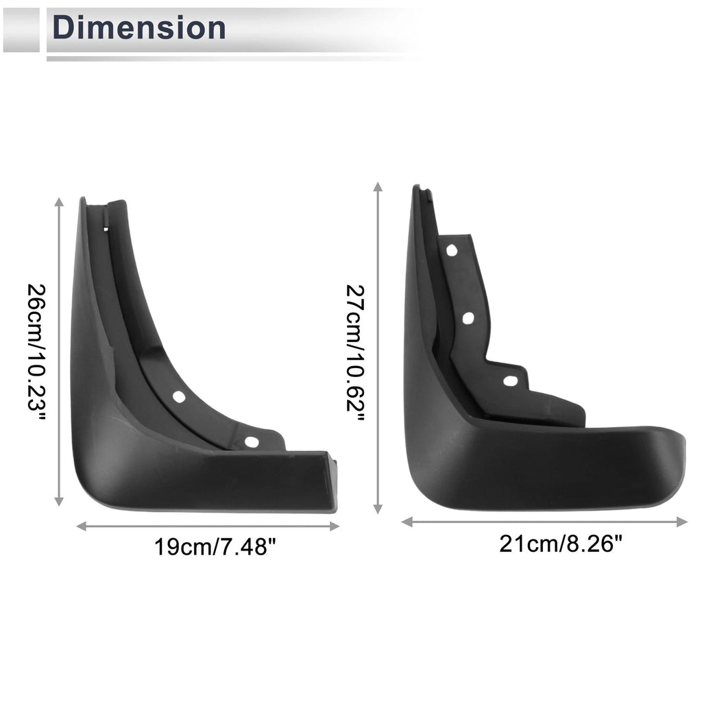 Mud Flaps Splash Guards 1 Set Replacement for Audi A8 Sport (2018–2023)