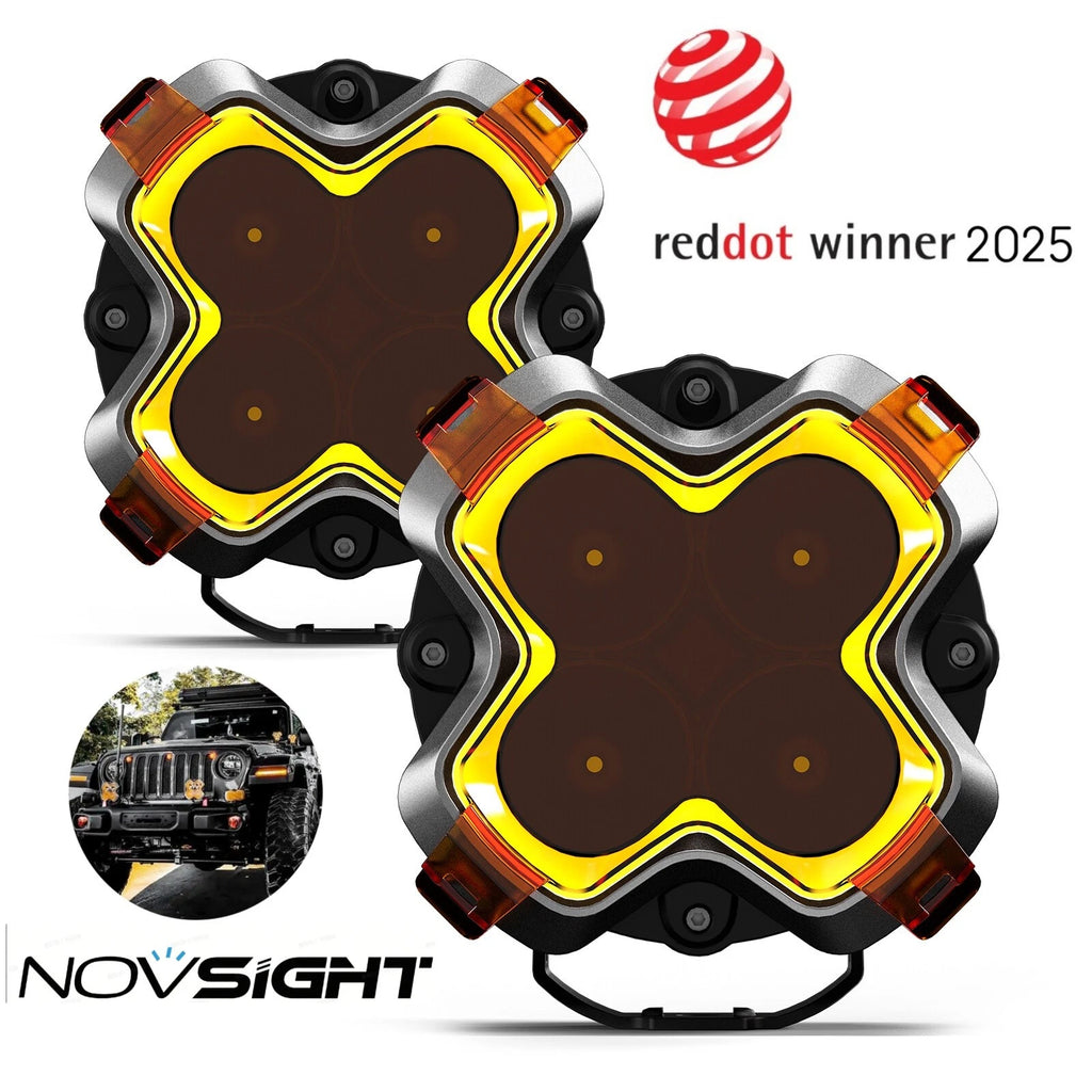 2X LED Work Light Pods for Off Road Vehicles (Universal Fit)