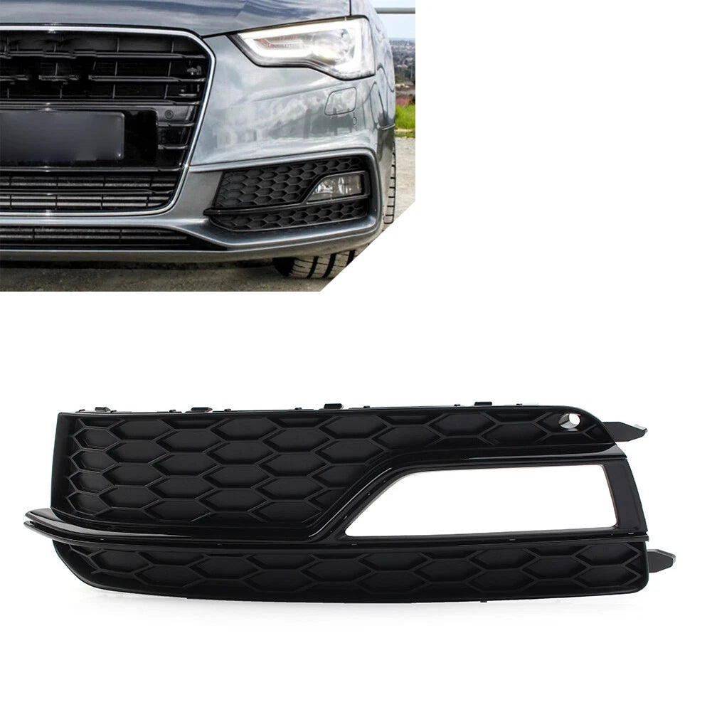 Fog Light Honeycomb Grill Cover for Audi A5 S5 (2013–2017) Left