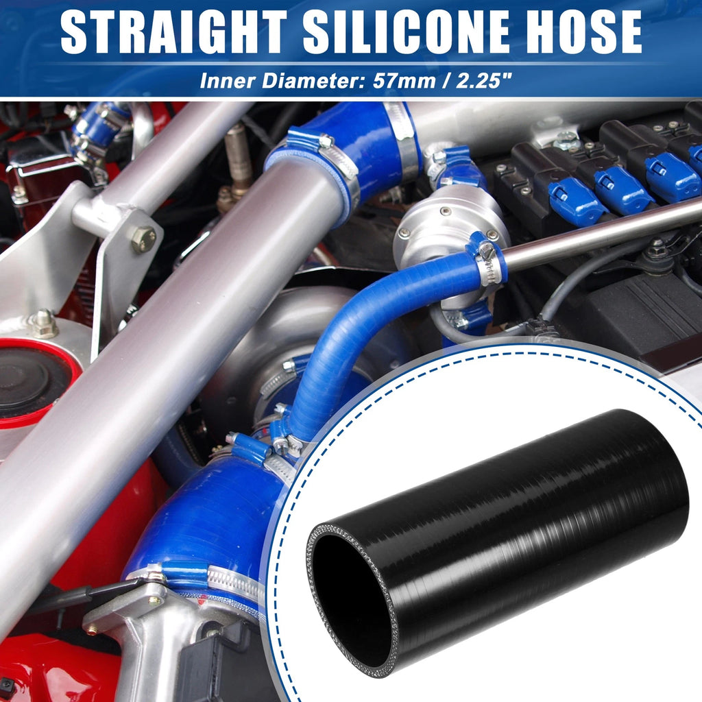 2.25" ID 6" Length Silicone Reducer Hose for Intercooler (Universal)