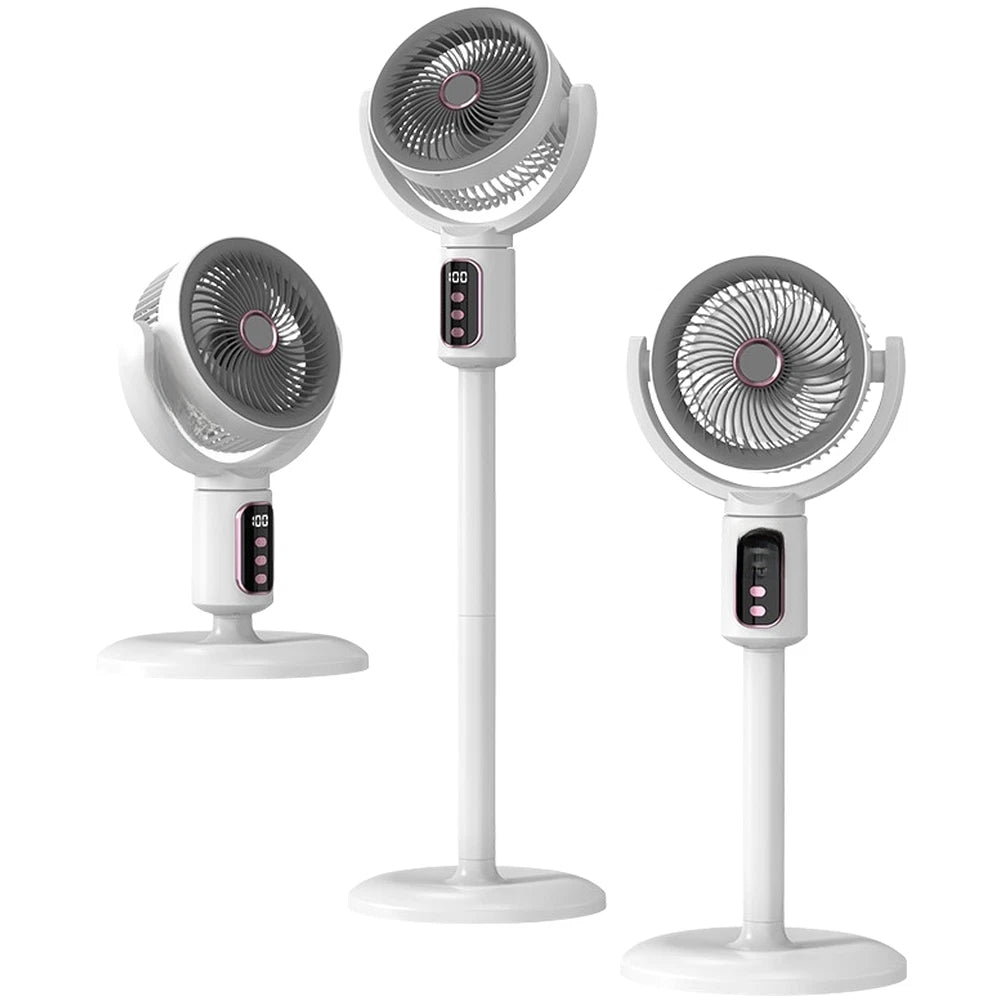 Quiet Air Circulating Floor Fan USB Rechargeable (2023)