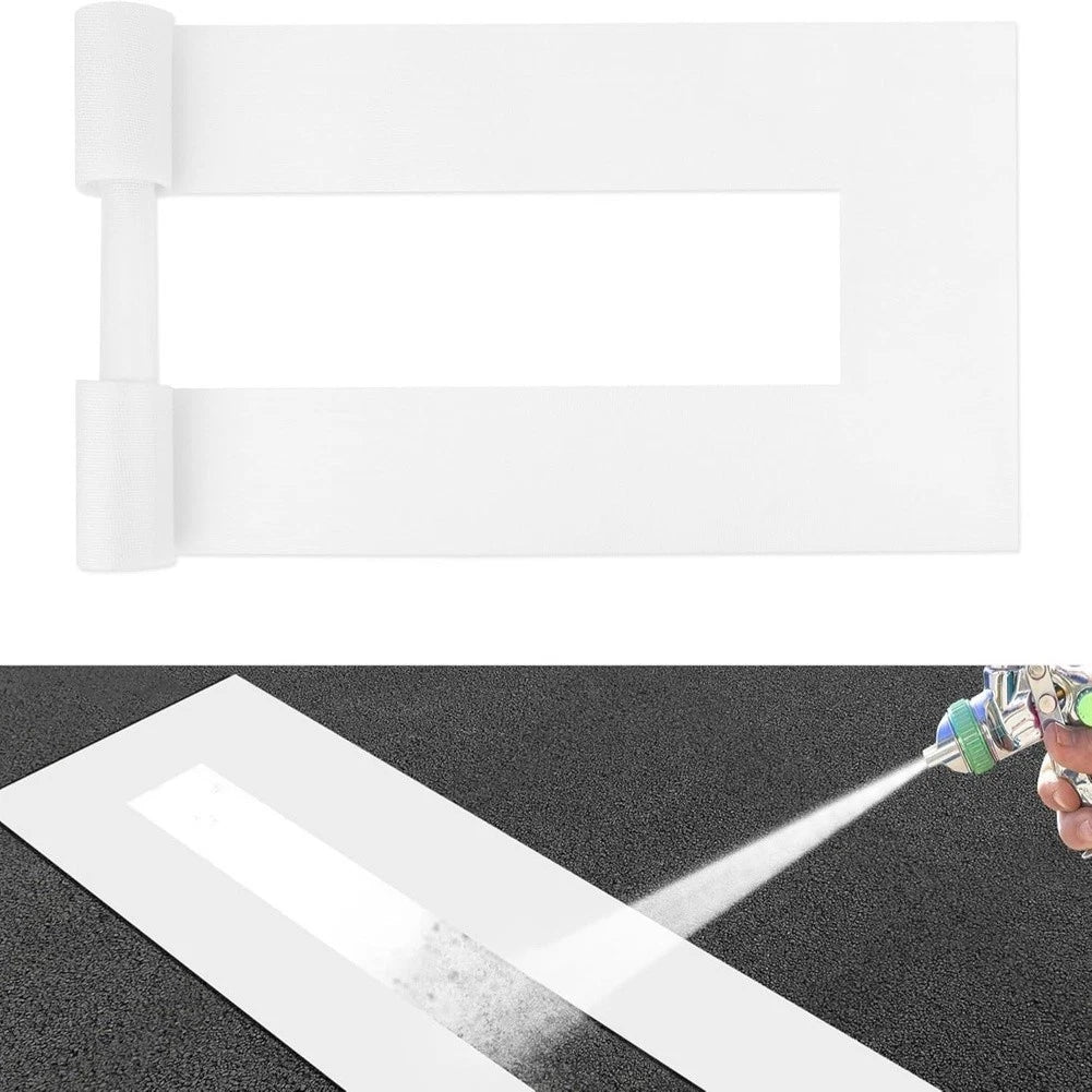 Set of 4 Parking Lot Line Stencils for Heavy Duty Use (Reusable)