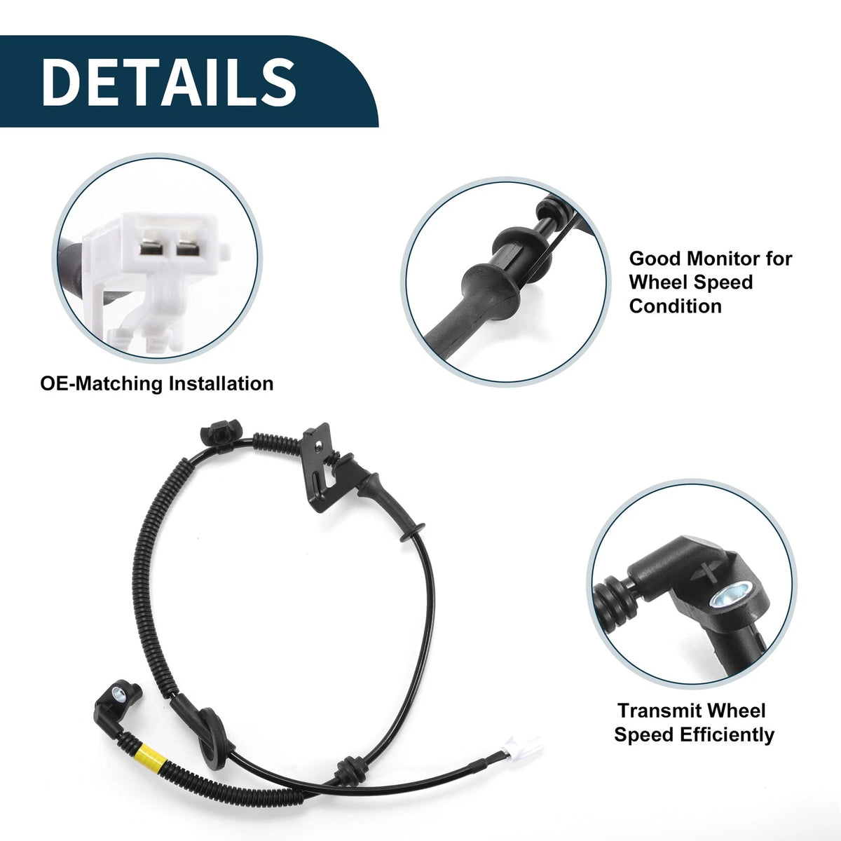 ABS Wheel Speed Sensor No. 956814L100 for Kia Rio (2011–2017)