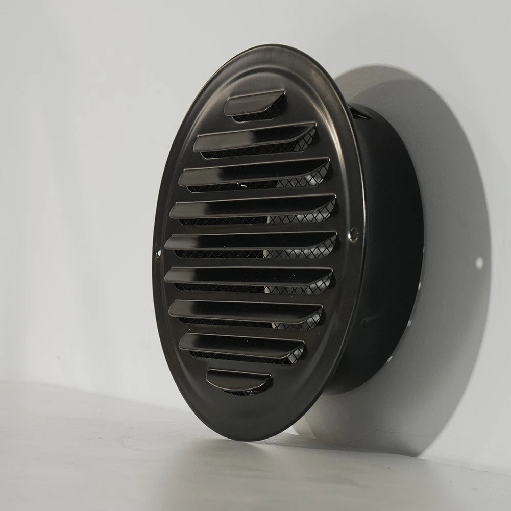 Exterior Wall Vent for Easy Installation, Weatherproof Fine Mesh Design