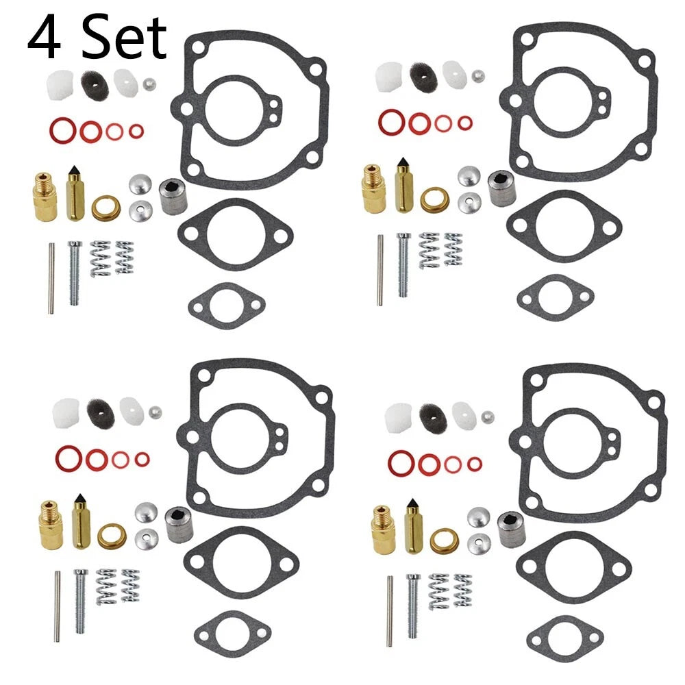 Set of 4 Carburetor Repair Kits for International IH Farmall Super H M W4 O4 W6 O6