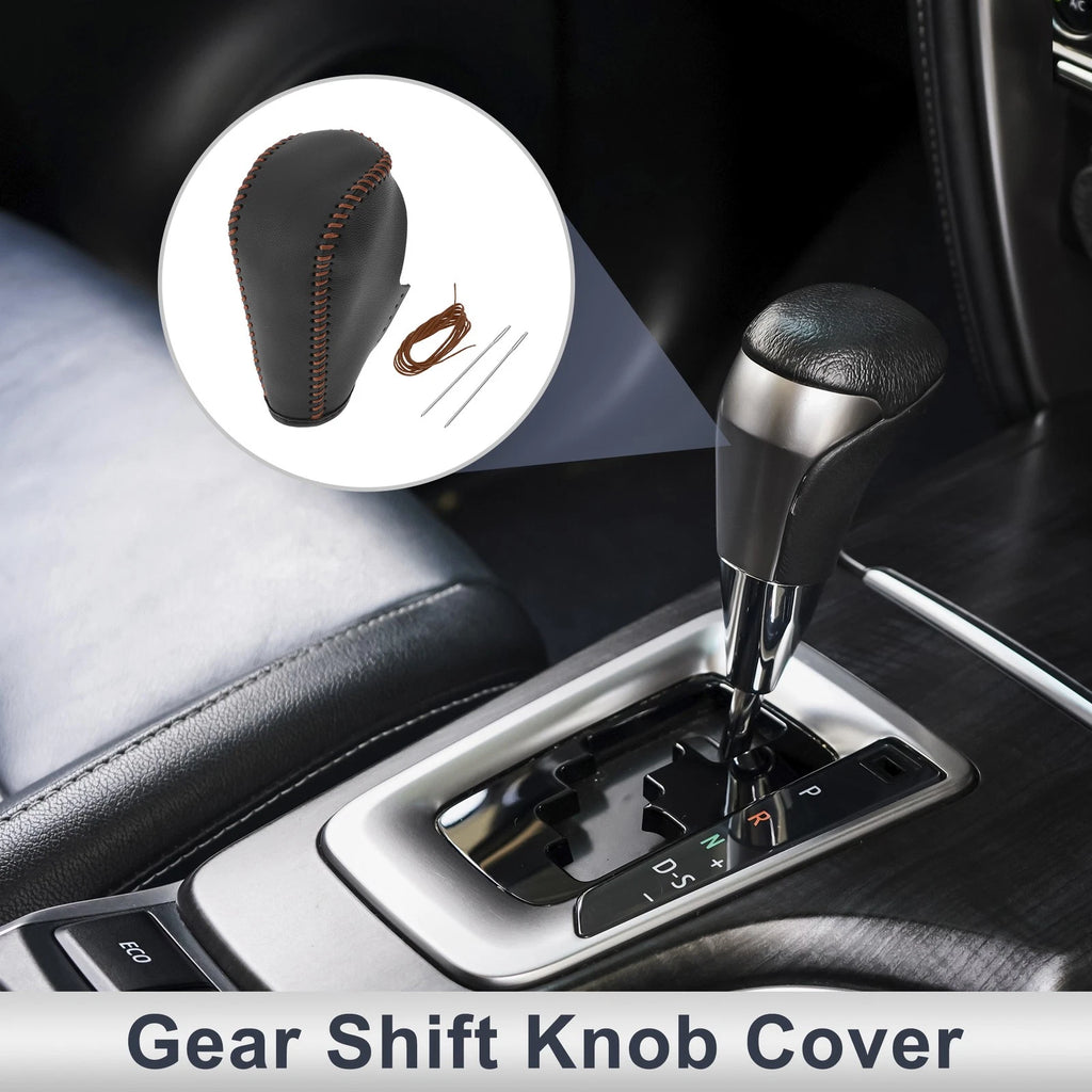 Gear Shift Knob Cover Replacement for BMW 3 Series (2004–2012) Black Brown
