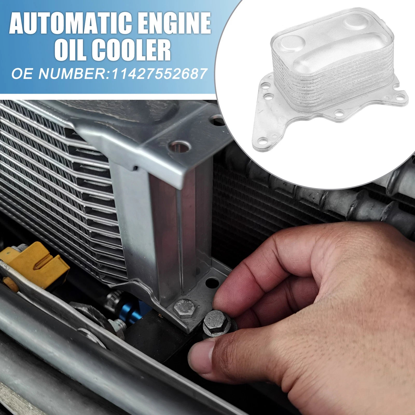 Automatic Engine Oil Cooler No. 11427552687 for Mini Cooper S (2007–2013)