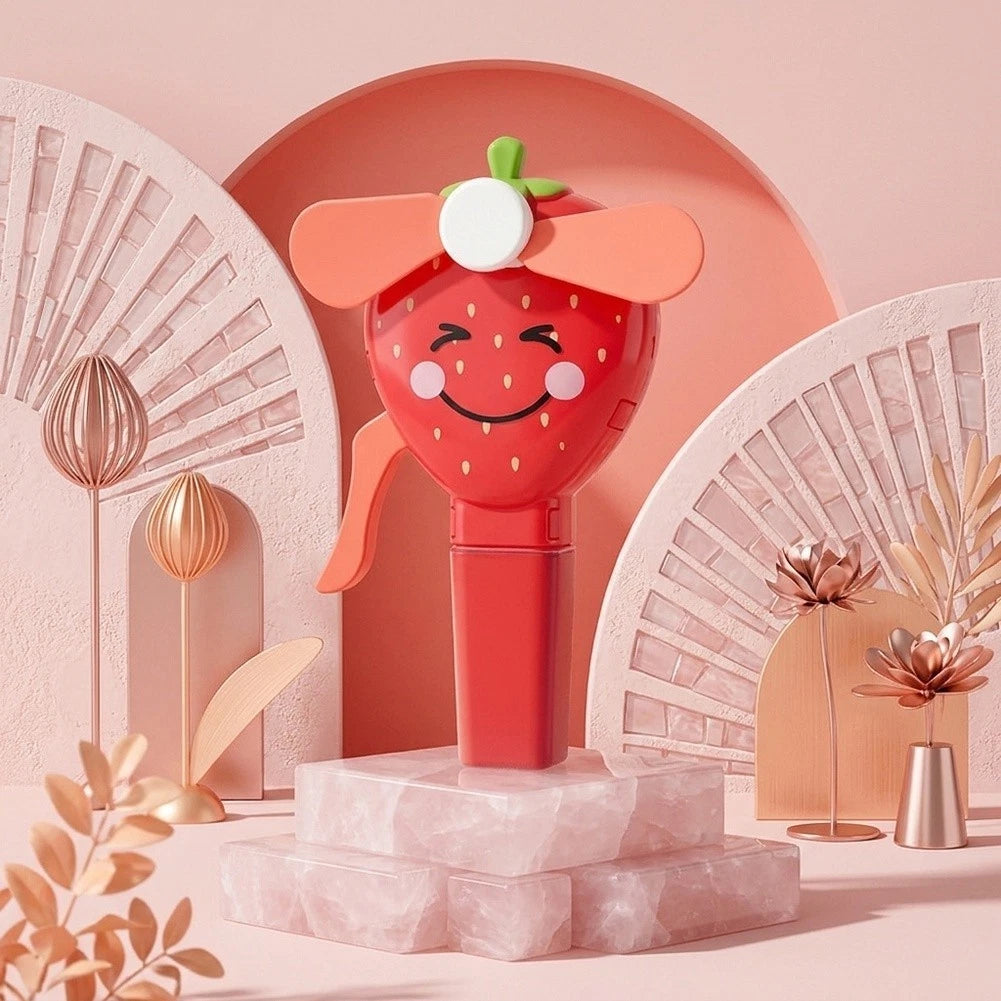 8pcs Fruit Vegetable Hand Fans for Outdoor Activities