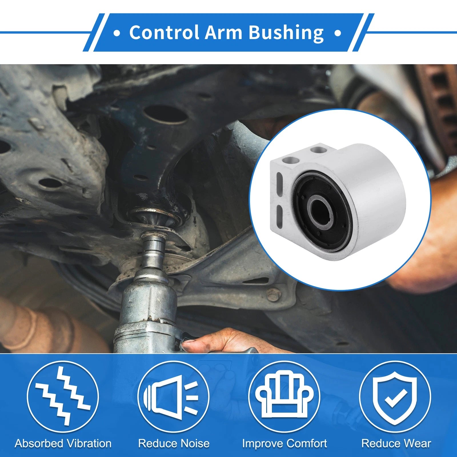 Front Lower Control Arm Bushing Replacement for Chevrolet Captiva Sport 12-15