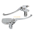 1" Hydraulic Brake Master Cylinder & Clutch Lever for Motorcycle (Chrome)