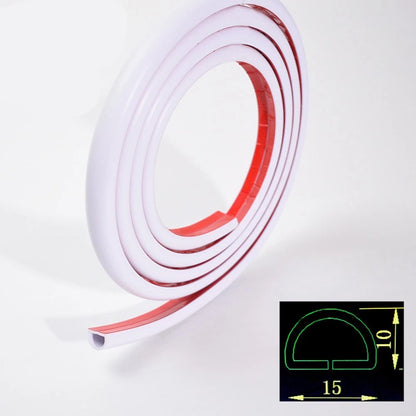 Self Cable Duct for Organizing Wires Up to 7mm Diameter (15.5x15.5x1.5cm)