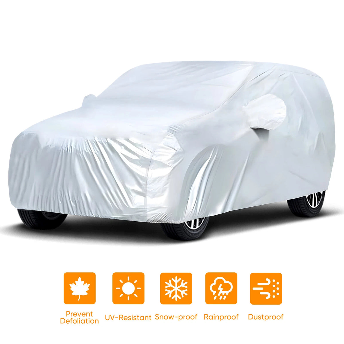 Car Cover Waterproof Scratch Resistant for SUV 200" (Fits )