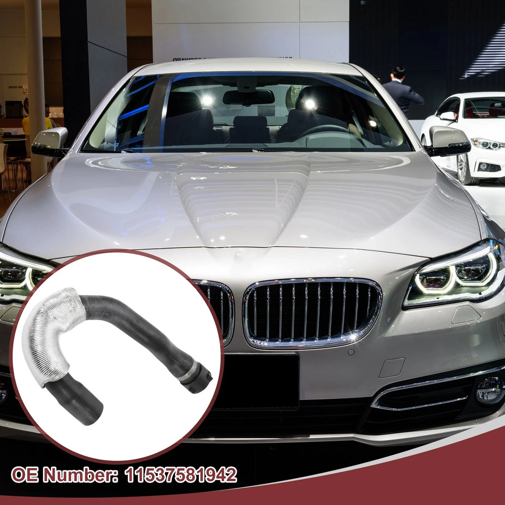 Radiator Coolant Hose Replacement for BMW 528i 3.0L L6 2011 (Rubber)
