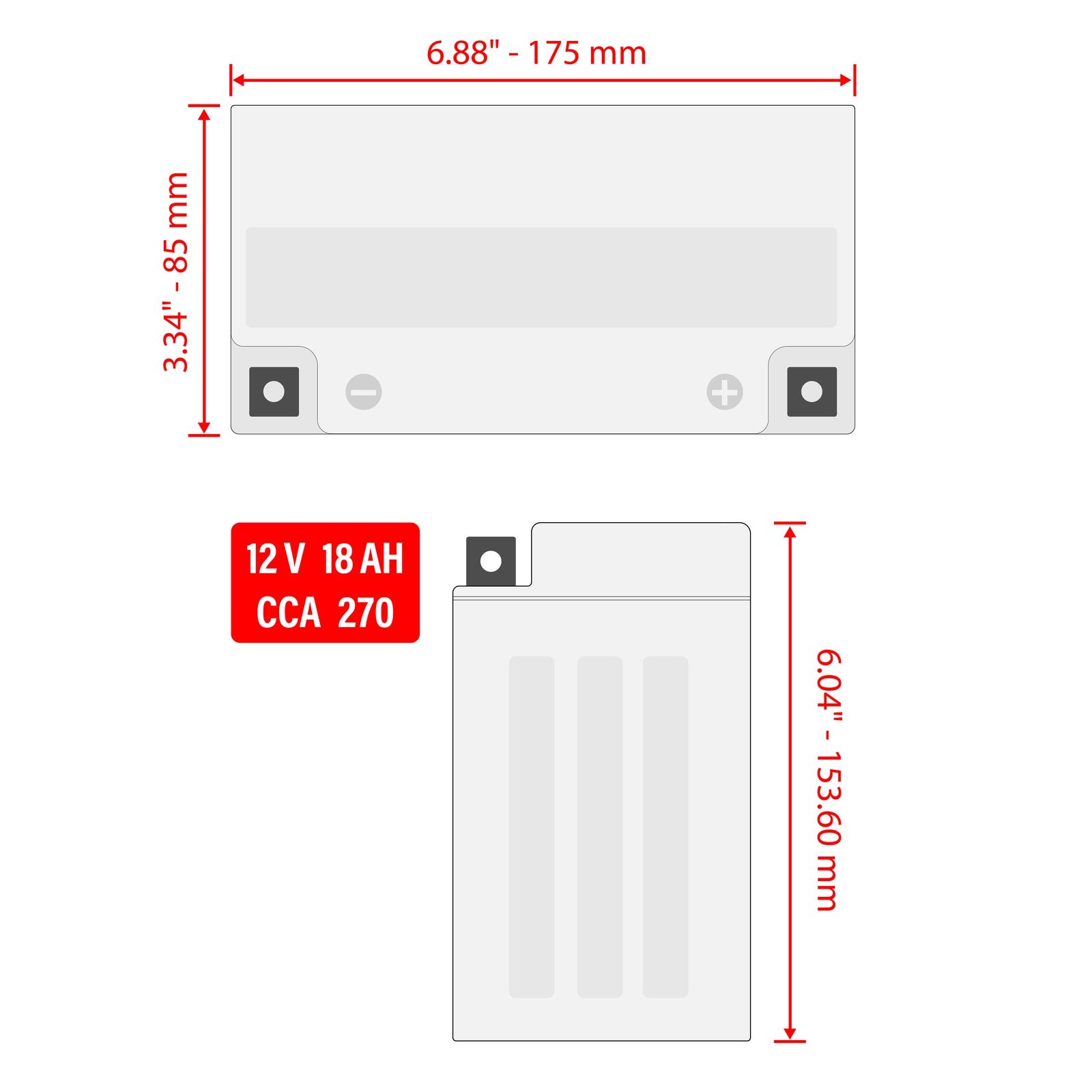 AGM Battery Replacement for Can-Am Canyon Redrock / Canyon STD XT (2025–2026)
