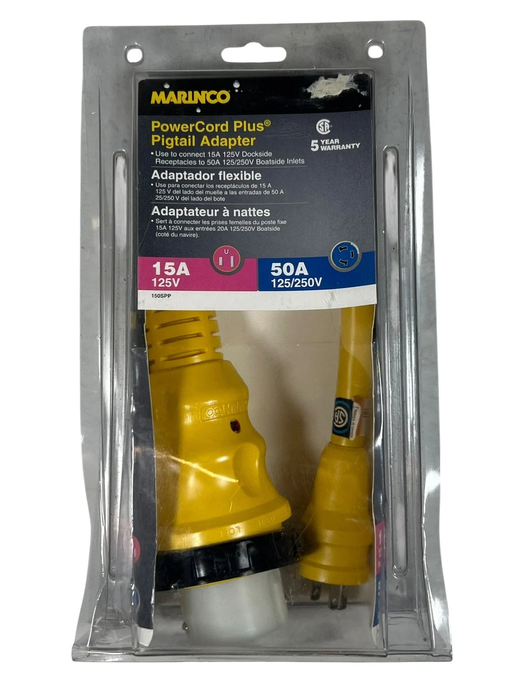PowerCord Plus Pigtail Adapter for Marinco 150SPP (OEM)