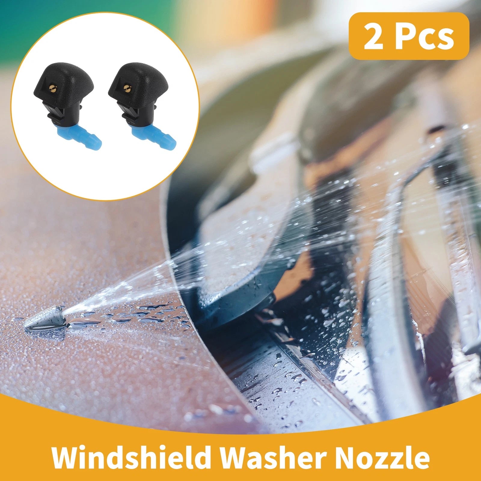 Front Windshield Washer Nozzle Pair Replacement for Honda Odyssey (2005–2017)
