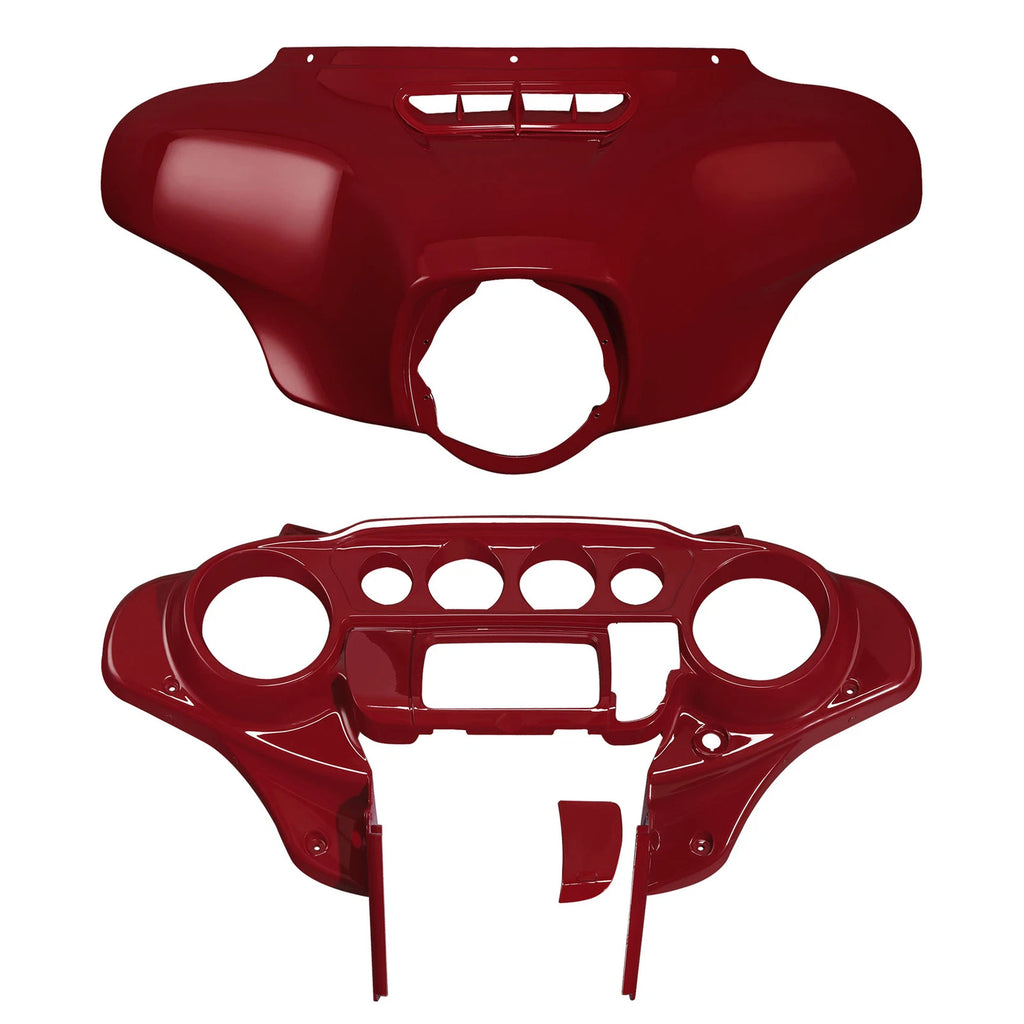 Batwing Inner & Outer Fairings for Harley Street Glide (2014–2023) Billiard Red