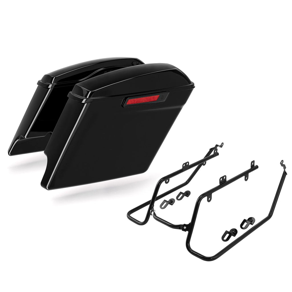 Hard Saddlebags Conversion Bracket for Harley Dyna Fat Bob Super Glide (2008–2017)