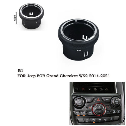 Set of 3 AC Control Knobs for Grand Cherokee WK2 (2014–2021)