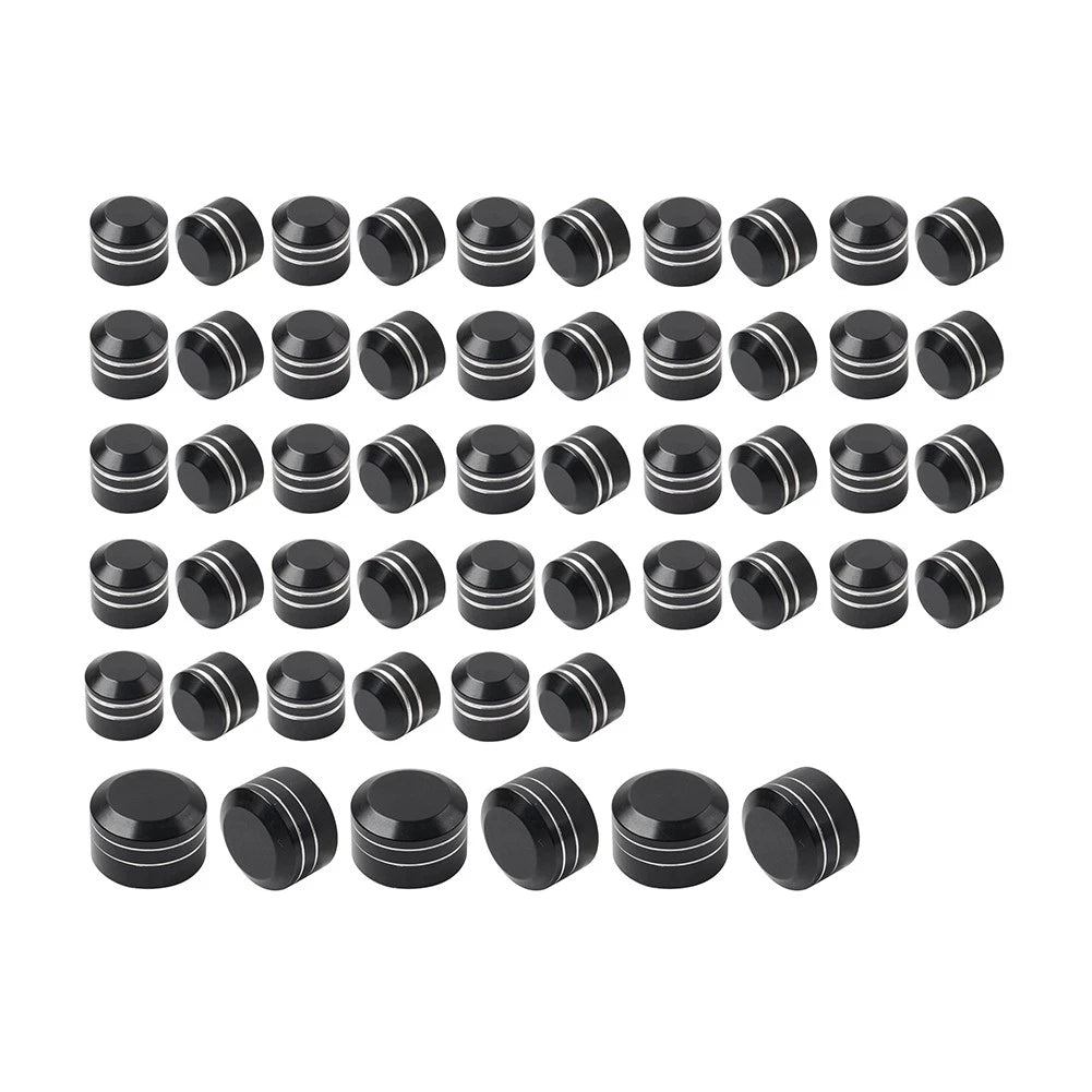 52X Engine Topper Bolts Cover Screw Cap for Harley Twin Cam Dyna (2000–2017)