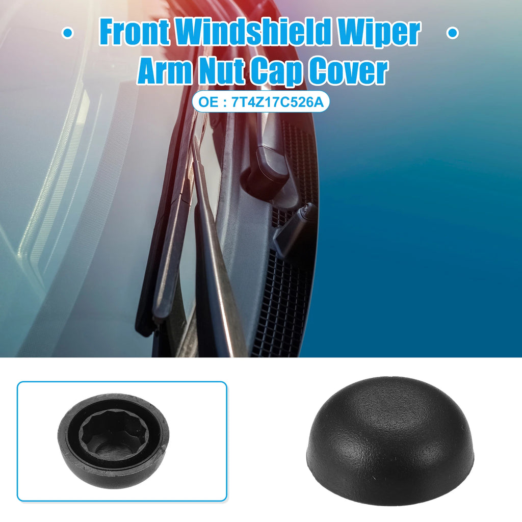 Wiper Arm Nut Cover Cap for Ford Edge (2007–2014) - Black
