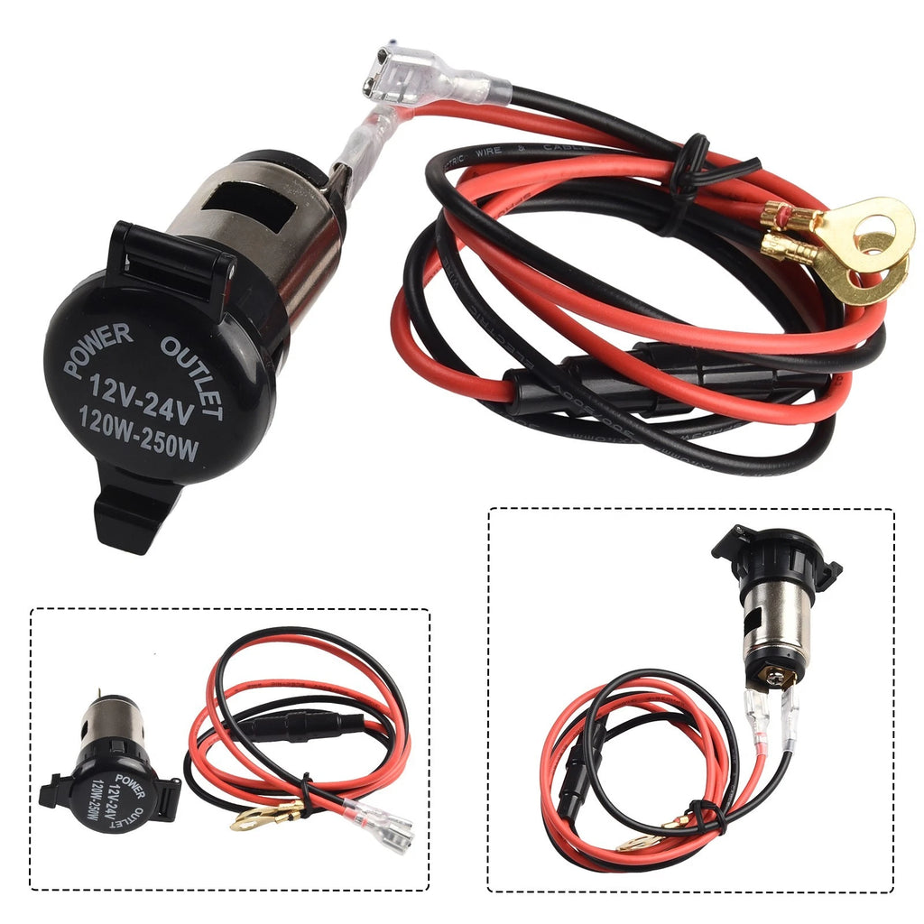 12 Volt Power Socket for Car Boat Tractor (Replacement Accessory)