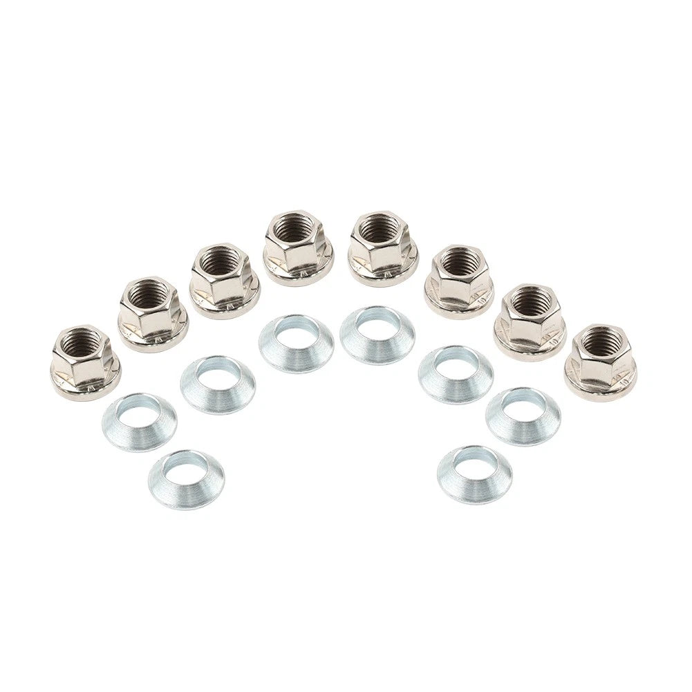 8pcs Wheel Flange Lug Nut Kit M10-1.25 for Honda TRX450R (2004–2009)
