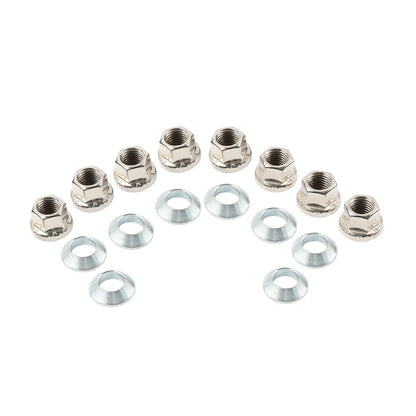 8pcs Wheel Flange Lug Nut Kit M10-1.25 for Honda TRX450R (2004–2009)