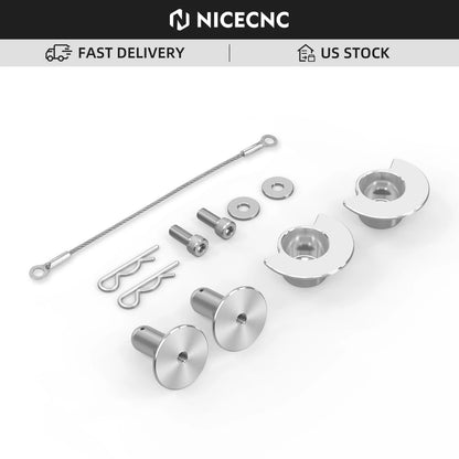 Seat Receptacle Latch Replacement Pin Kit for Yamaha YFZ450RSE (2009–2020)