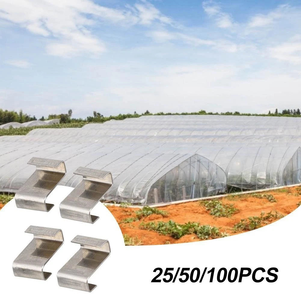 Stainless Steel Greenhouse Glazing Clips Z Type (Set of 4)