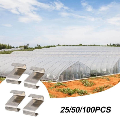 Stainless Steel Greenhouse Glazing Clips Z Type (Set of 4)