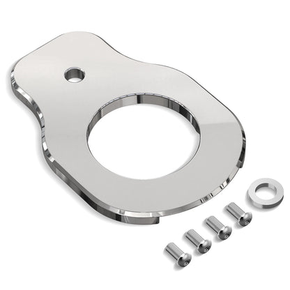 Chromed Ignition Switch Relocation Bracket for Harley Street Glide CVO (2014–2023)