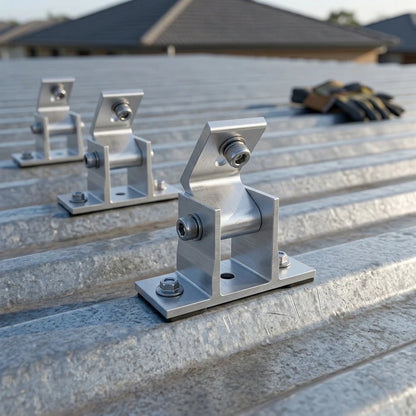 Aluminium Alloy Solar Panel Front Support Foot for Photovoltaic Systems