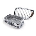 Chrome Front Bumper Kidney Grille for BMW 3 Series E46 (1999–2002)