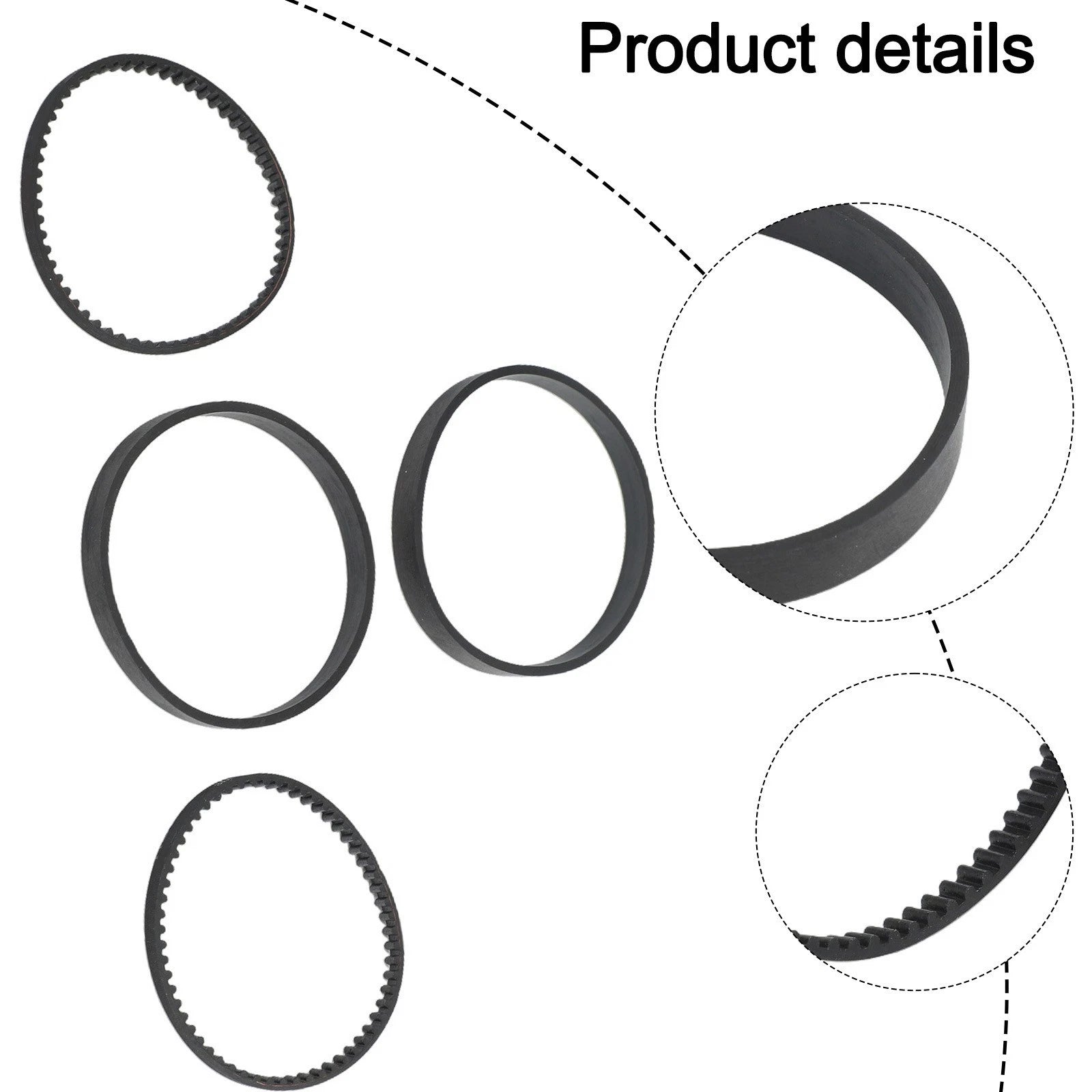 2X Vacuum Cleaner Belts for
