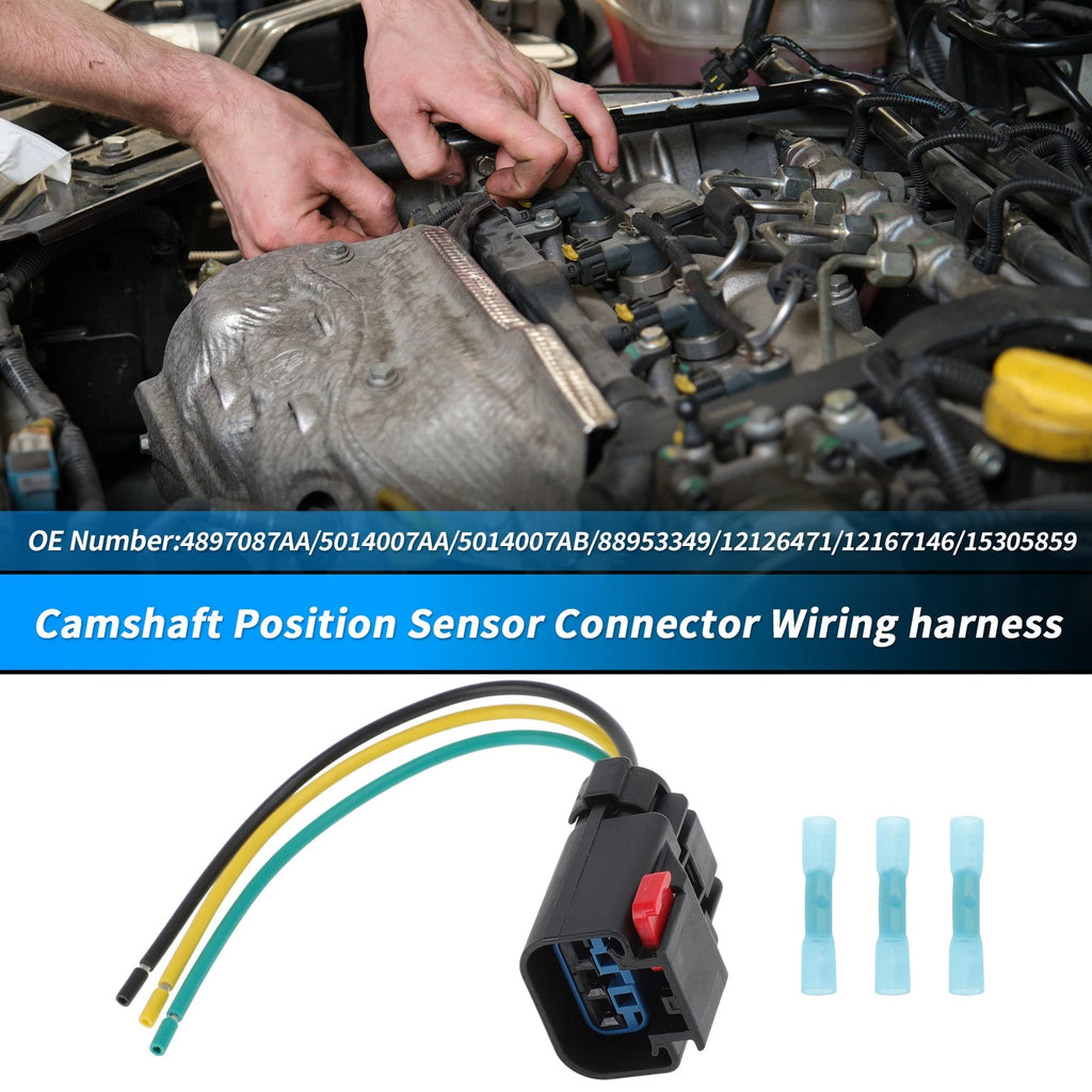 Camshaft Position Sensor Connector Wiring Harness for Cadillac (2010–2015)
