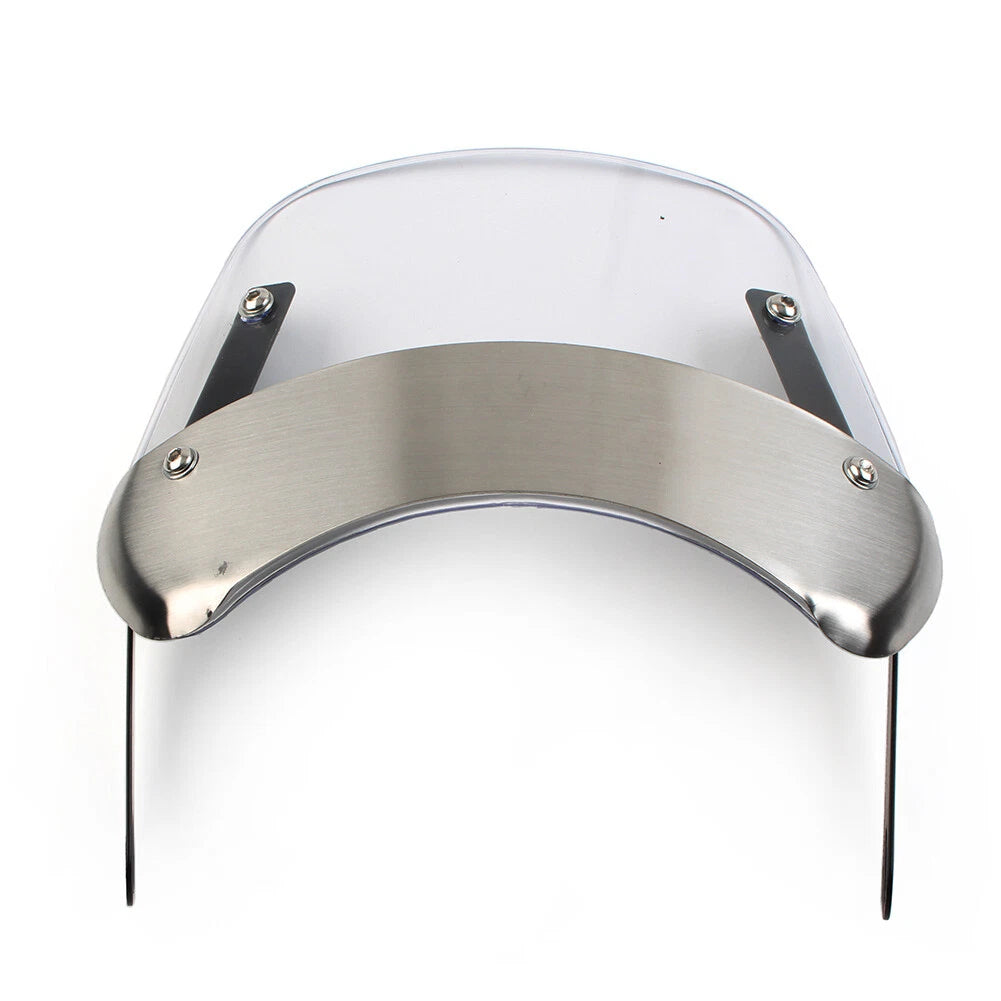 5"-9.45" Motorcycle Headlight Windshield Wind Deflector Windscreen