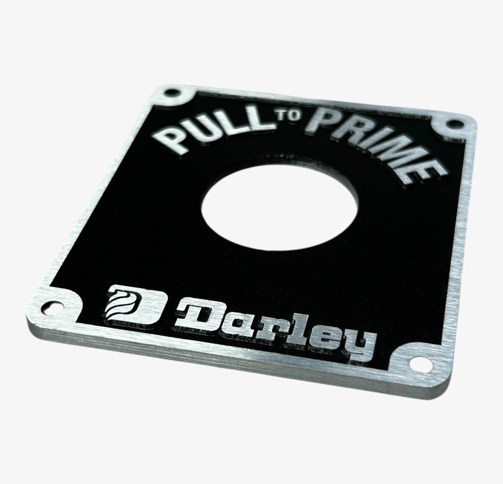 Pull To Prime Replacement Cover Plate for Darley Primer Valve Assembly