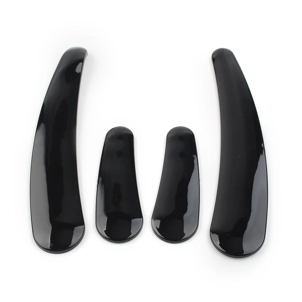 4Pcs Curved Swingarm Frame Insert Set For Harley Softail Models 2008-up Plastic