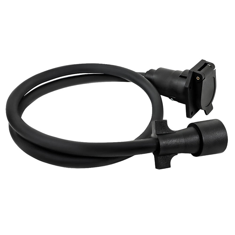 7 Way 7 Pin Trailer Extension Cord 4/6/8/10/12FT with Plug Connector