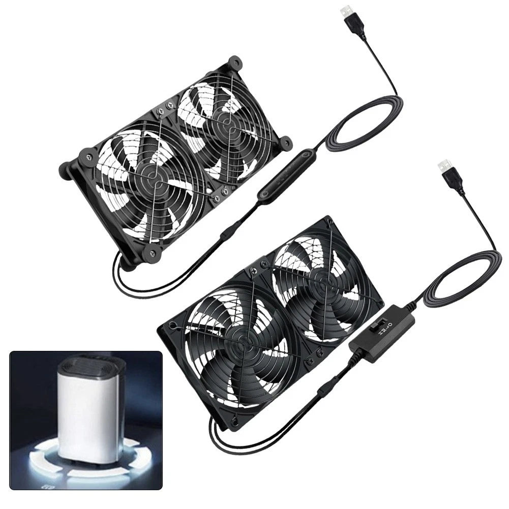 USB Fan for routers (Adjustable Speed, Silent Functionality)