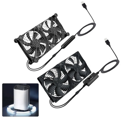 USB Fan for routers (Adjustable Speed, Silent Functionality)