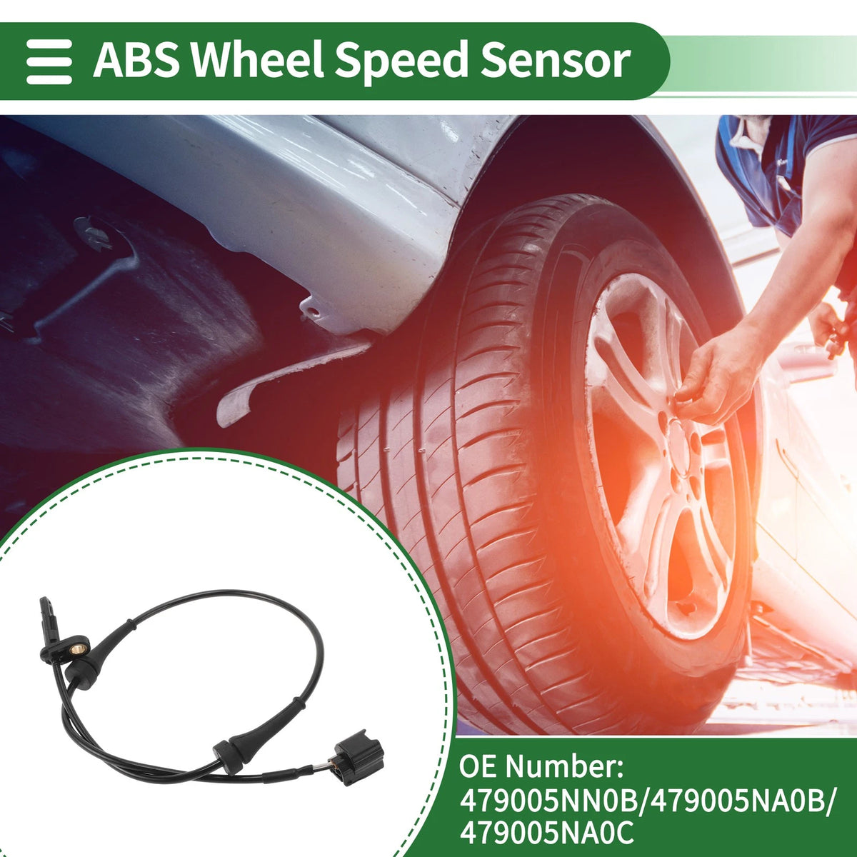 ABS Wheel Speed Sensor No. 479005NN0B for Infiniti QX50 (2019–2023)