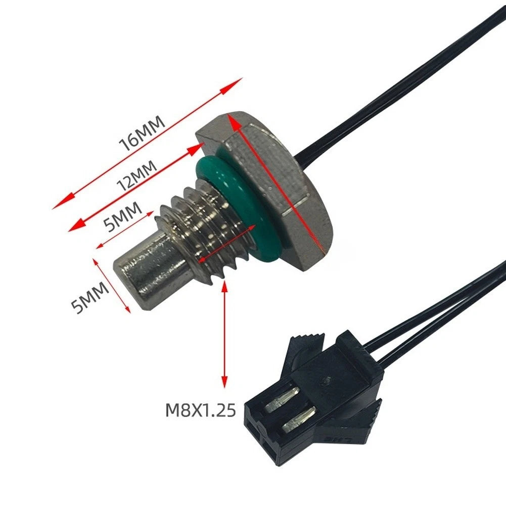 M8 Thread Thermistor Temperature Sensor for Water Heater & Dishwasher (50K)