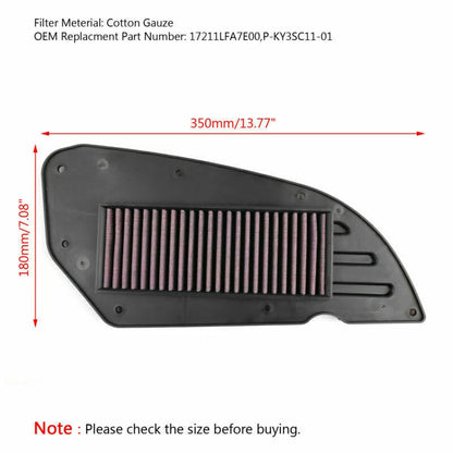 Air Filter for Kawasaki J300/J300SE (2014–2018) T9